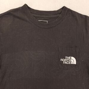 The North Face Casual Crew Neck Graphic T-Shirt Mens Size Small S Black